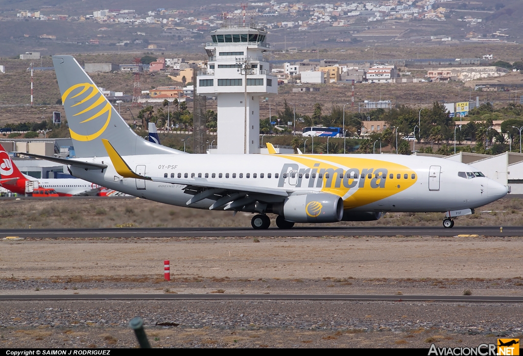 OY-PSF - Boeing 737-7Q8 - Primera Air Scandinavia