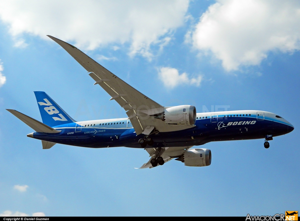 N787BX - Boeing 787-881 Dreamliner - Boeing Company