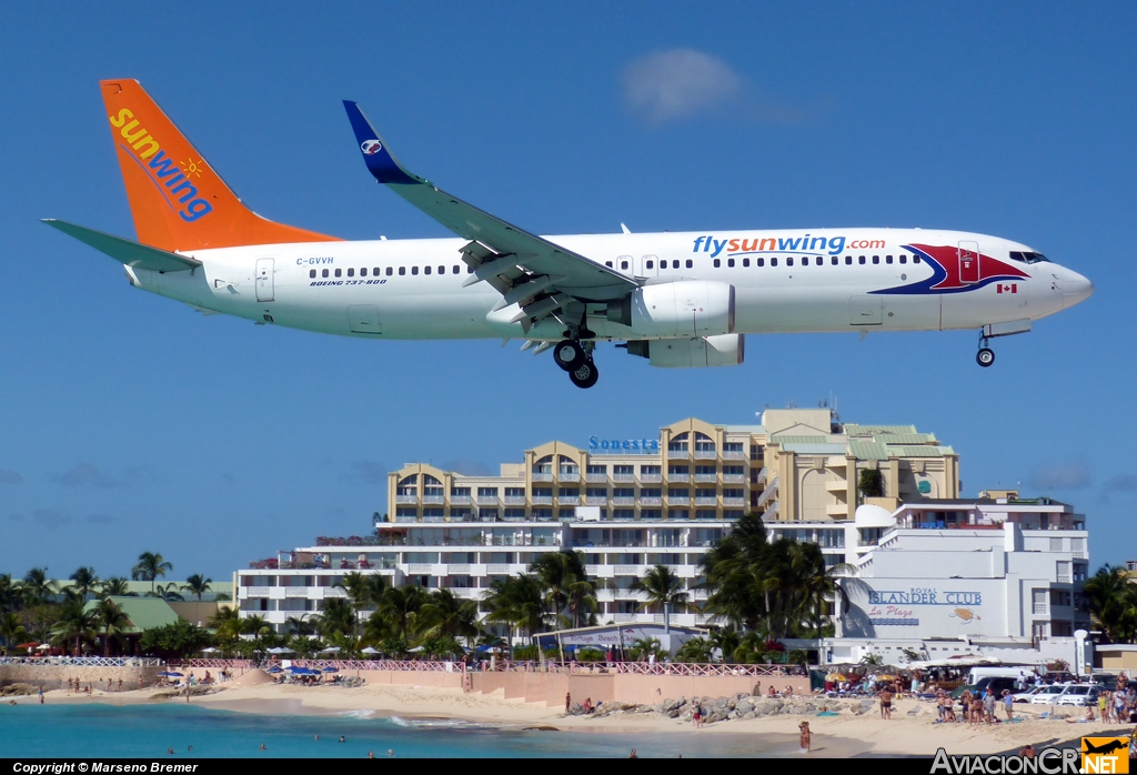 C-GVVH - Boeing 737-8Q8 - Sunwing Airlines
