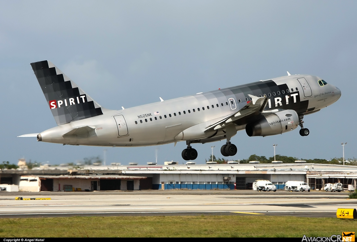 N525NK - Airbus A319-132 - Spirit Airlines