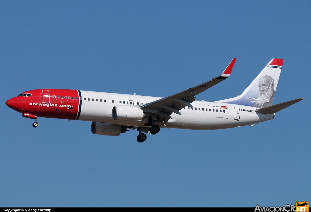 LN-NOX - Boeing 737-8JP - Norwegian Air Shuttle