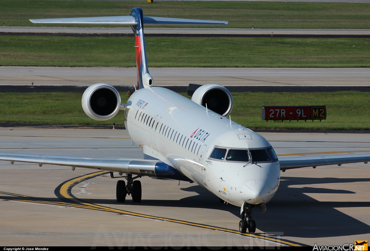 N166PQ - Bombardier CRJ-900LR - Delta Connection (Pinnacle Airlines)