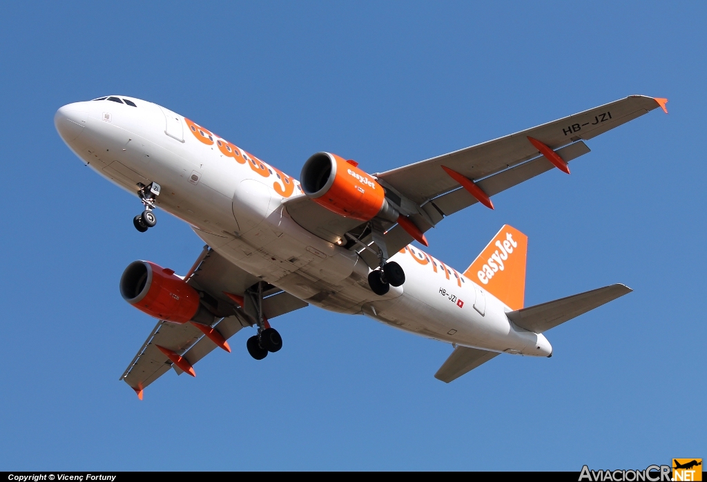 HB-JZI - Airbus A319-111 - EasyJet Airlines