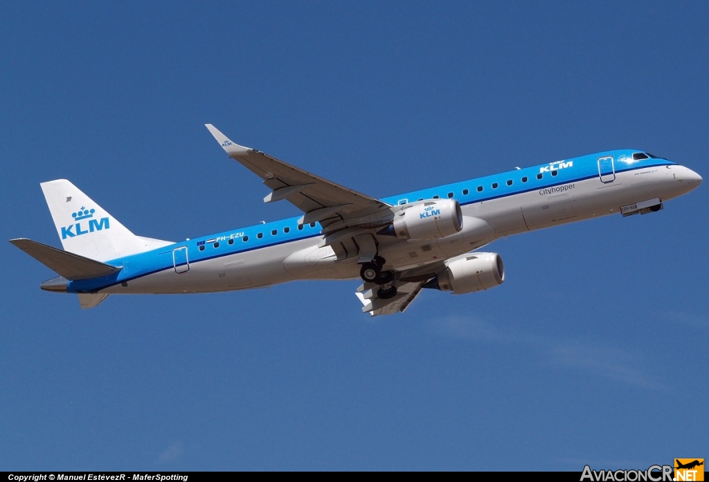 PH-EZU - Embraer 190-100STD - KLM Cityhopper