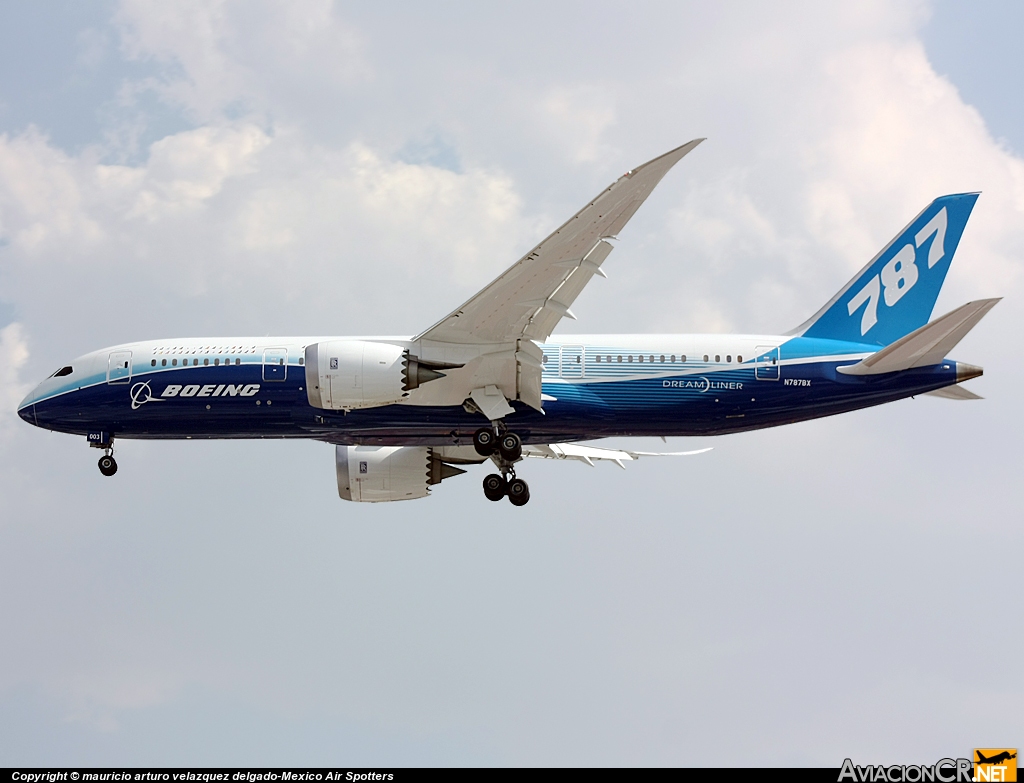 N787BX - Boeing 787-881 Dreamliner - Boeing Company