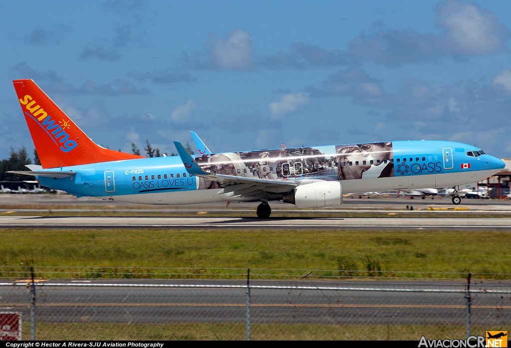 C-FRZG - Boeing 737-8K5 - Sunwing Airlines (Thomson Airways)
