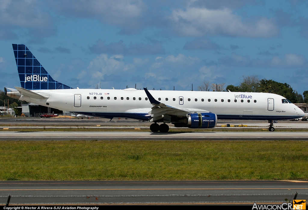 N279JB - Embraer 190-100IGW - Jet Blue