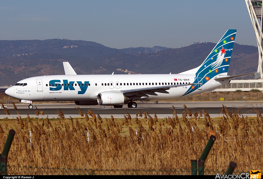 TC-SKH - Boeing 737-8BK - Sky Airlines