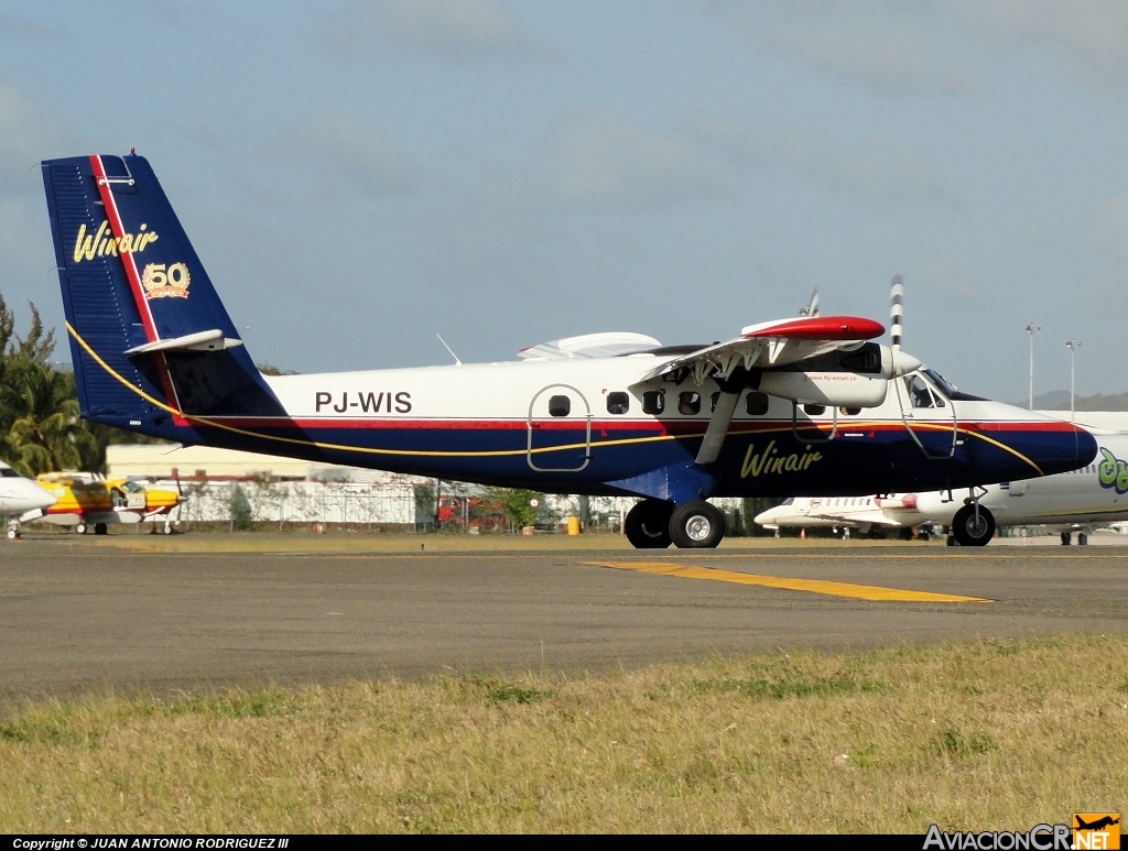 PJ-WIS - De Havilland Canada DHC-6-300 Twin Otter - Winair - Windward Islands Airways