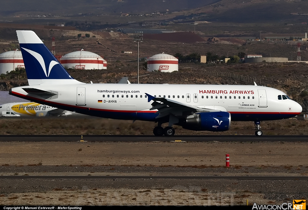 D-AHHA - Airbus A319-112 - Hamburg Airways