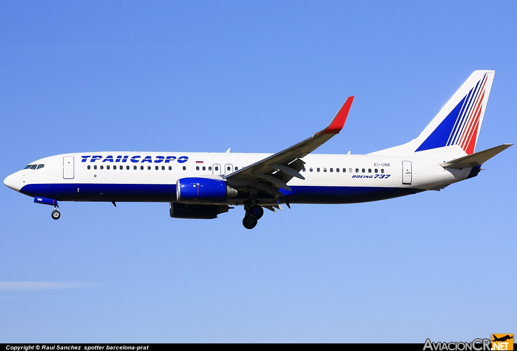 EI-UNK - Boeing 737-86J - Transaero Airlines