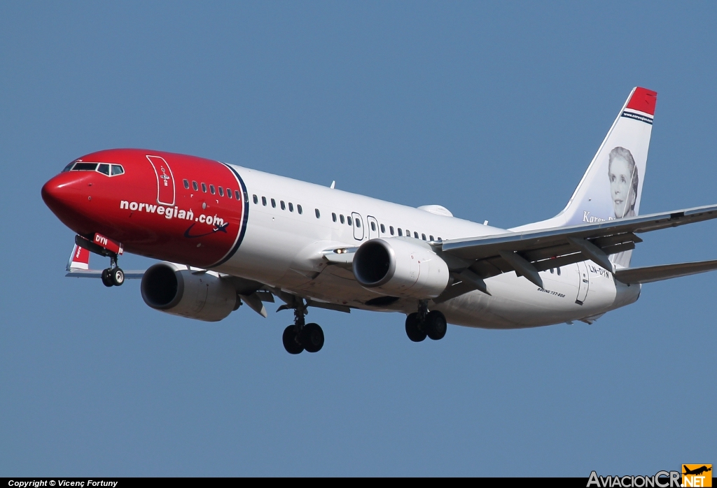 LN-DYN - Boeing 737-8JP - Norwegian Air Shuttle