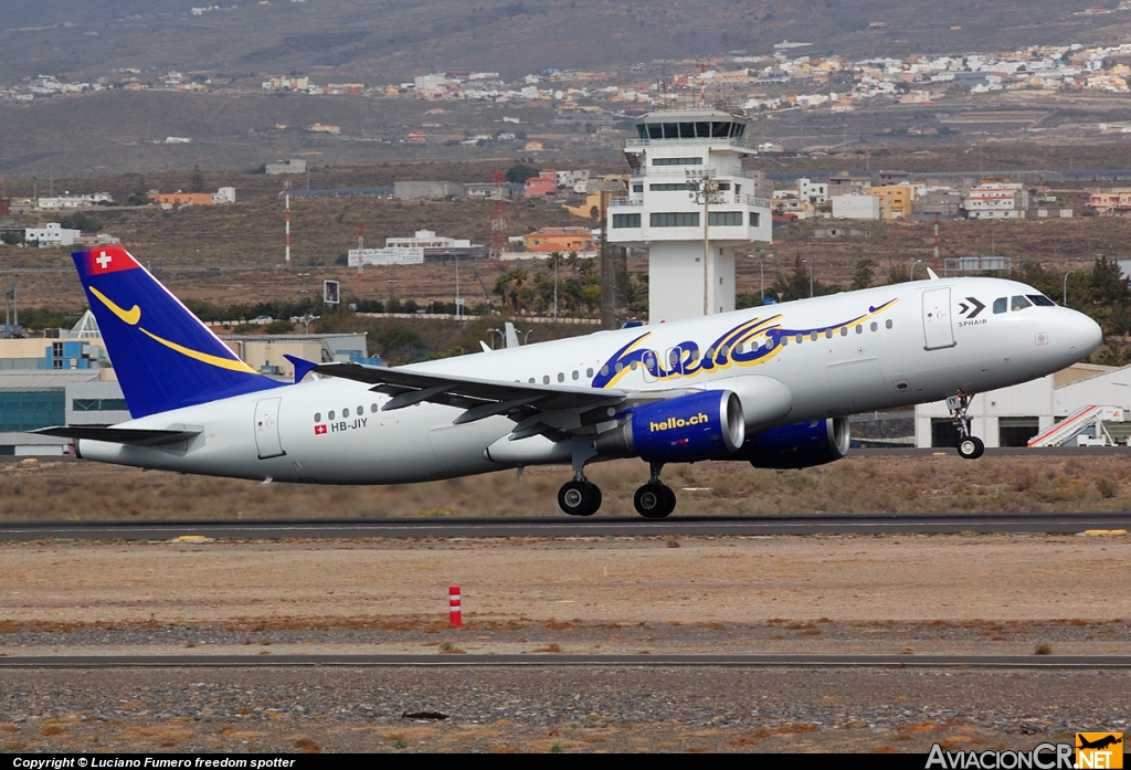 HB-JIY - Airbus A320-214 - Hello