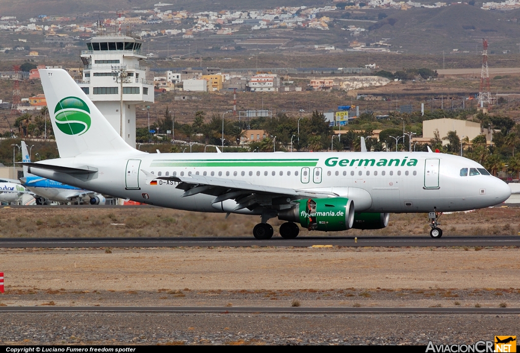 D-ASTY - Airbus A319-112 - Germania