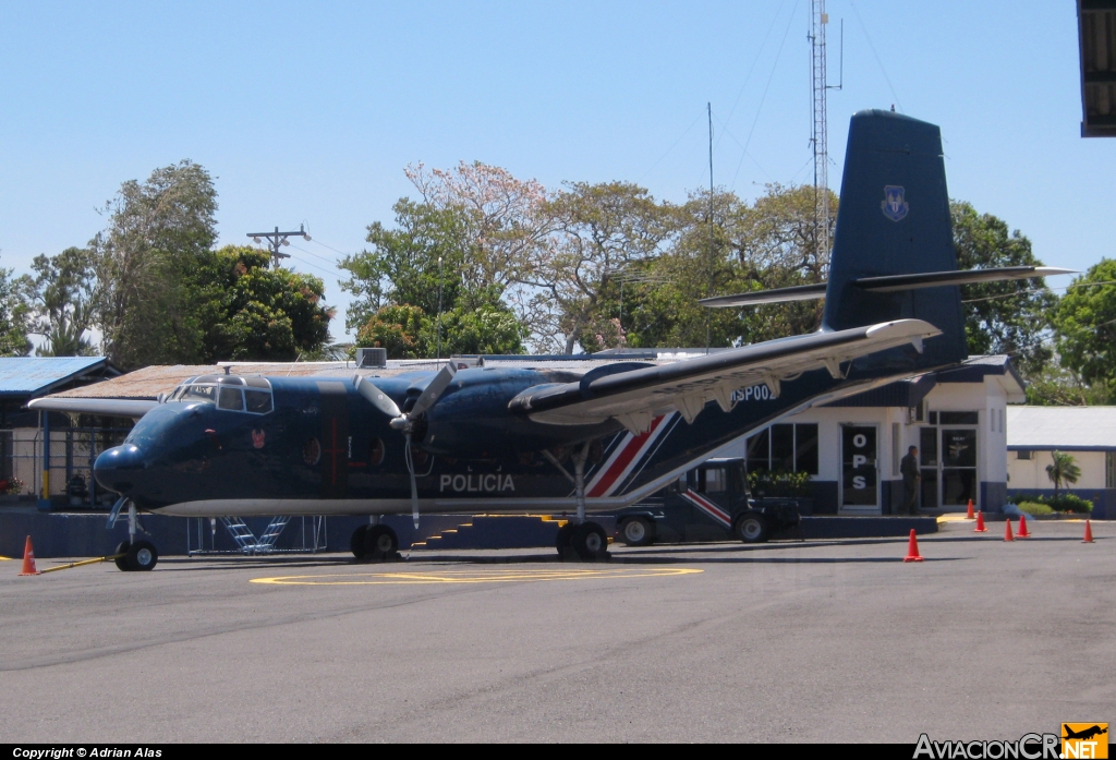 MSP002 - De Havilland Canada C-7A Caribou - Ministerio de Seguridad Pública - Costa Rica