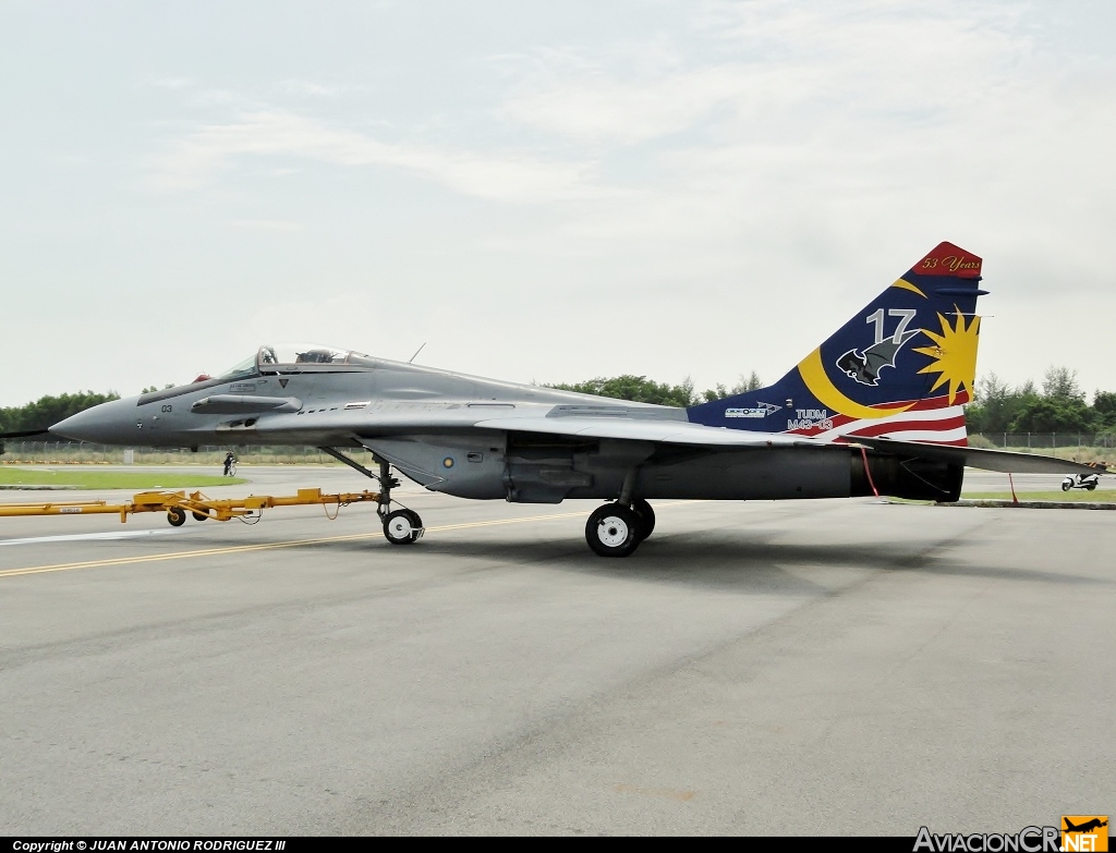 M43-03 - Mikoyan-Gurevich MiG-29N - Malaysia - Air Force