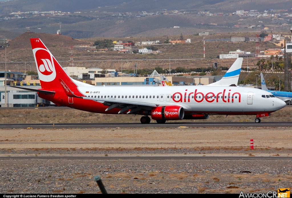 D-AHFS - Boeing 737-8K5 - Air Berlin