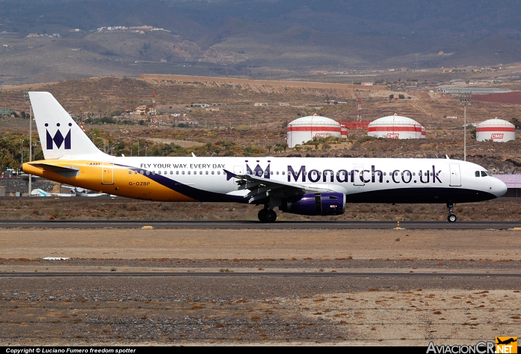 G-OZBP - Airbus A321-231 - Monarch Airlines