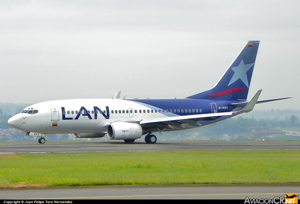 EI-EEV - Boeing 737-73S - LAN Colombia