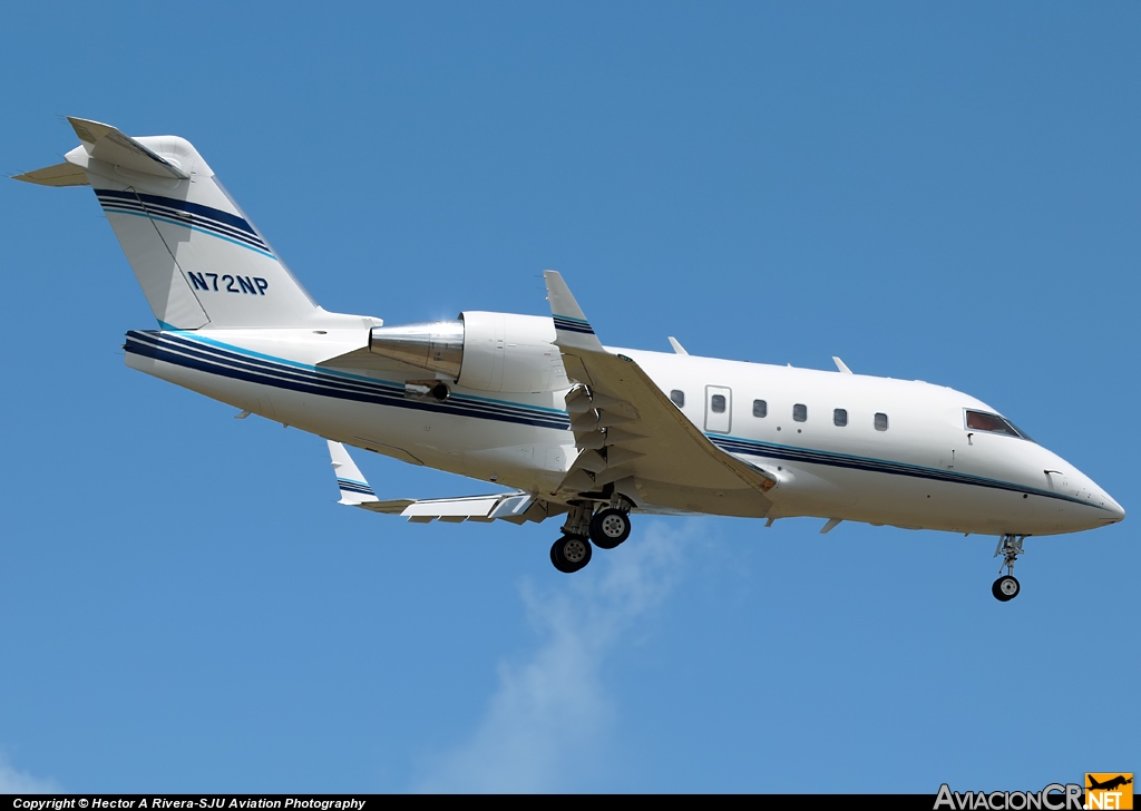 N72NP - Bombardier CL-600-2B16 Challenger 604 - Privado