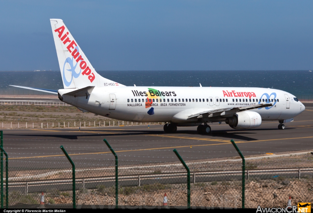 EC-HGO - Boeing 737-85P - Air Europa