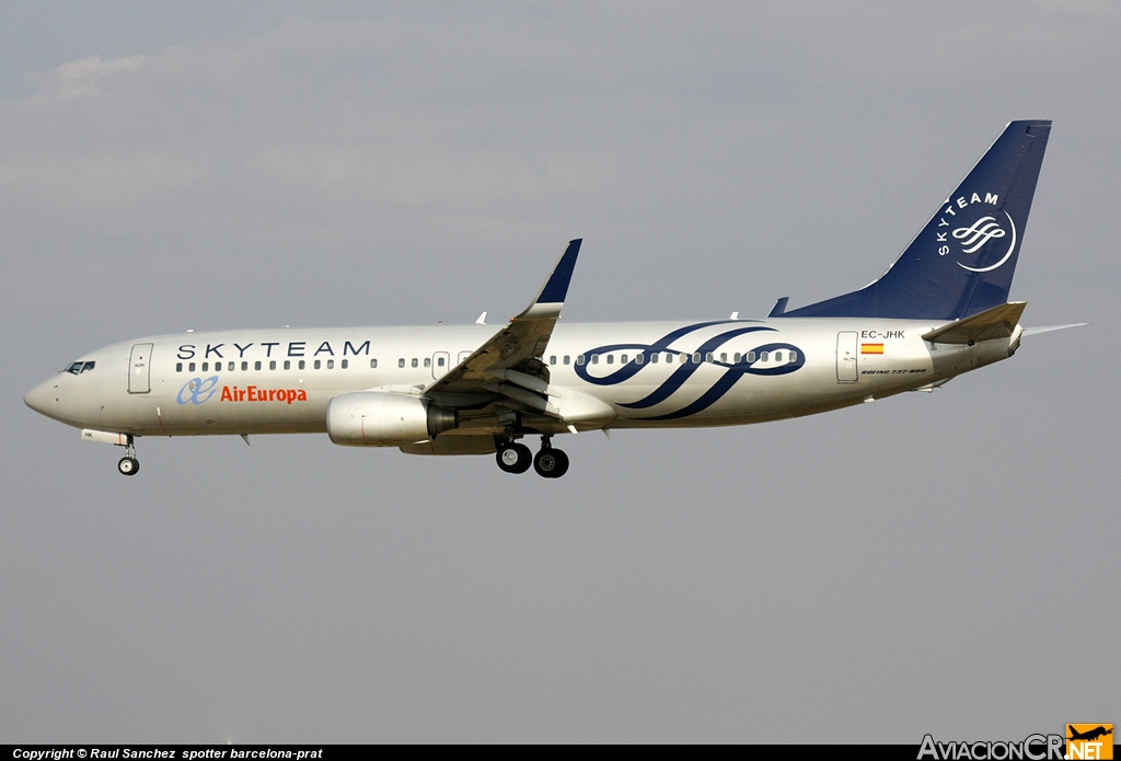 EC-JHK - Boeing 737-85P - Air Europa