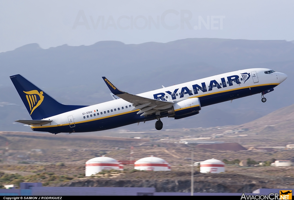 EI-EBW - Boeing 737-8AS - Ryanair
