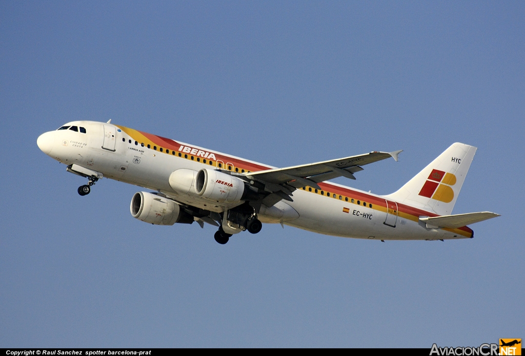 EC-HYC - Airbus A320-214 - Iberia