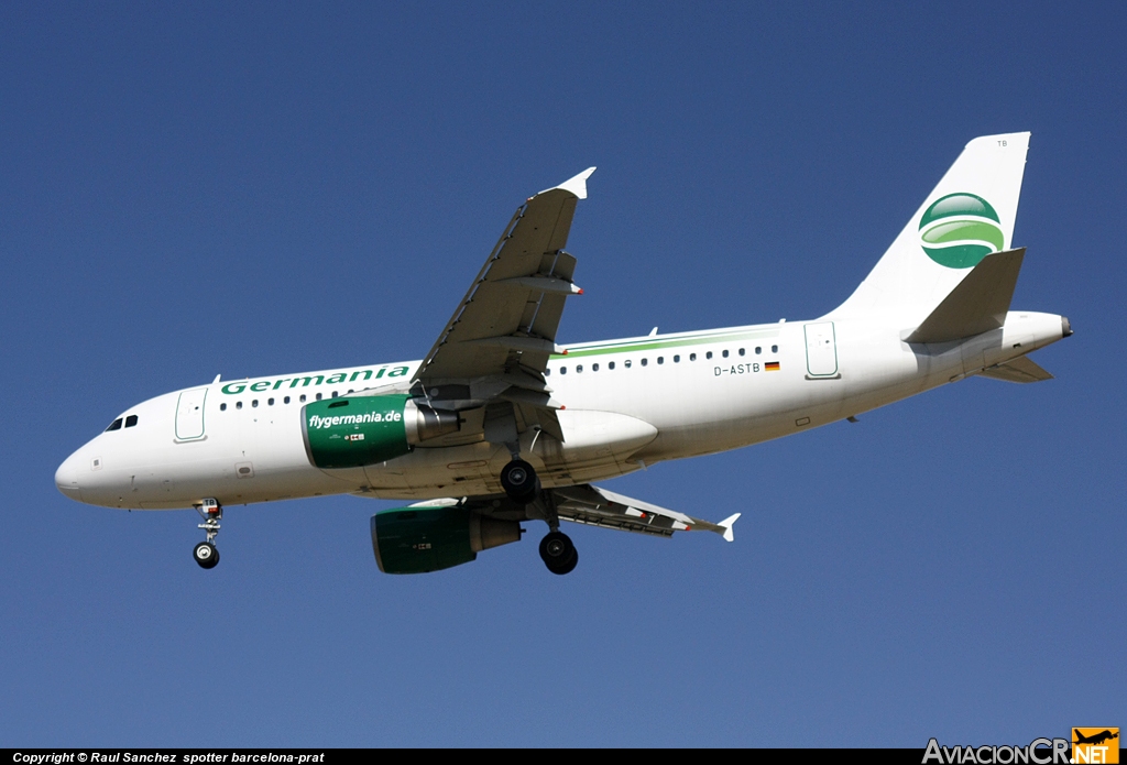 D-ASTB - Airbus A319-112 - Germania