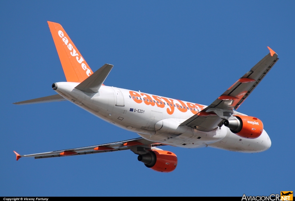 G-EZDY - Airbus A319-111 - EasyJet