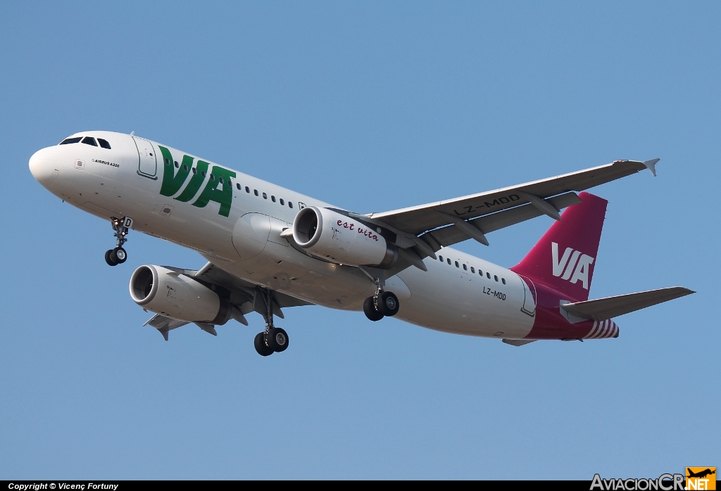 LZ-MDD - Airbus A320-232 - VIA - Air VIA Bulgarian Airways