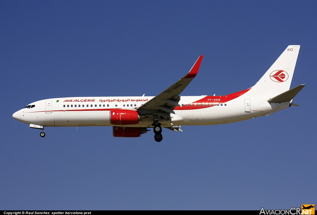 7T-VKG - Boeing 737-8D6 - Air Algérie