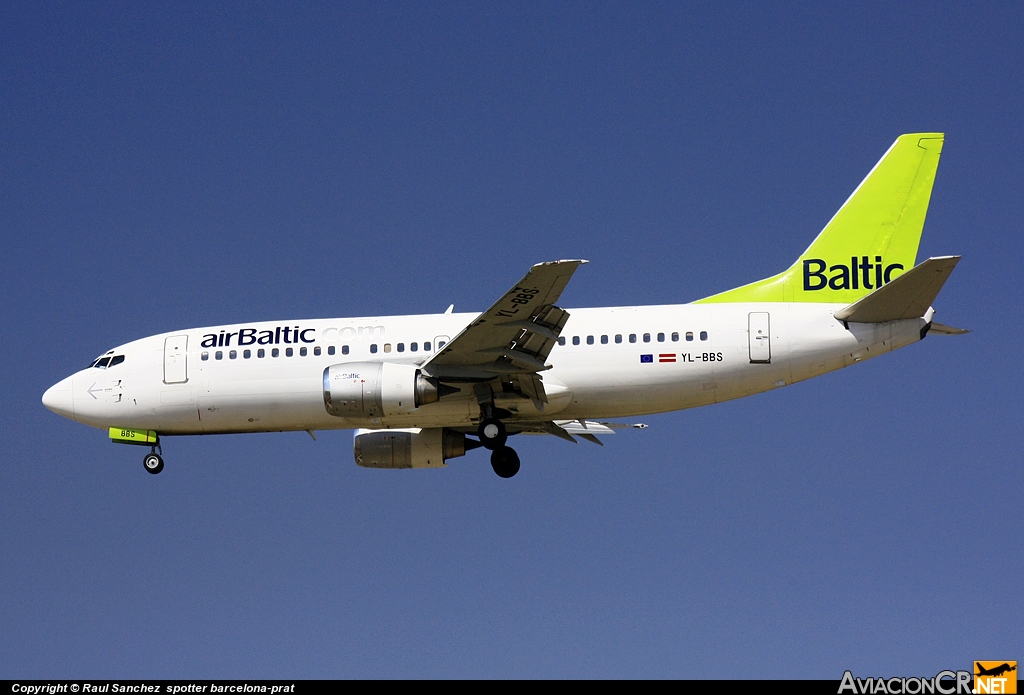 YL-BBS - Boeing 737-31S - Air Baltic