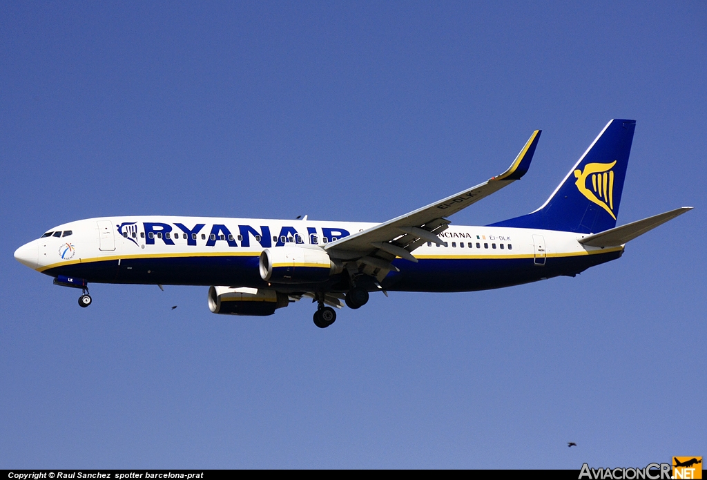 EI-DLX - Boeing 737-8AS - Ryanair