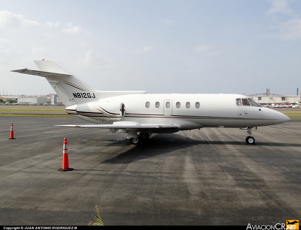 N812GJ - British Aerospace BAE 125-800A - Privado