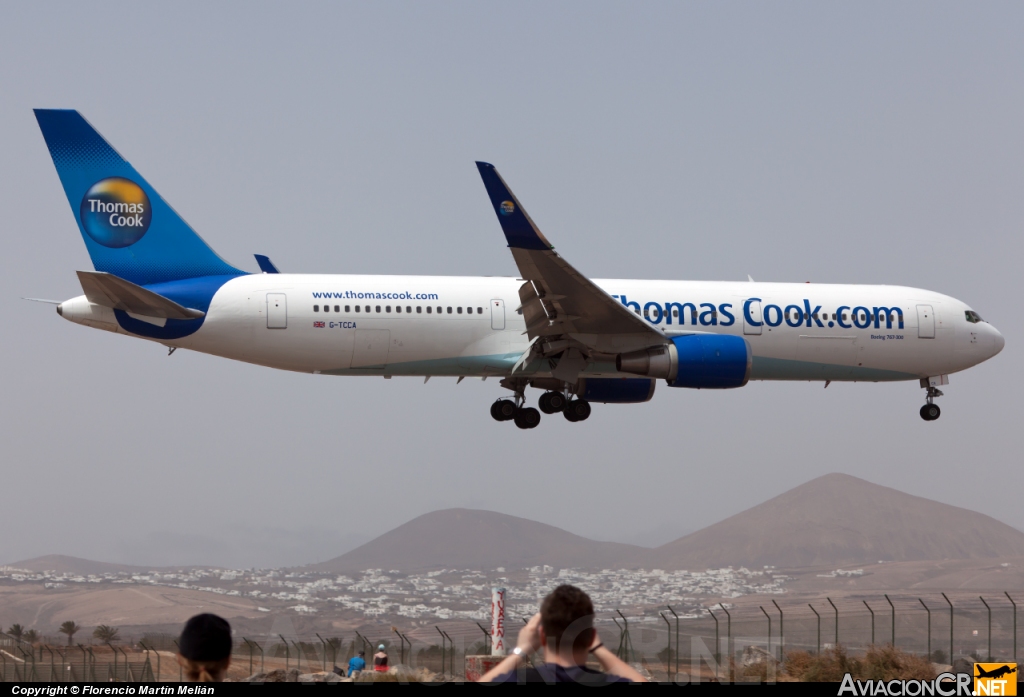 G-TCCA - Boeing 767-31K/ER - Thomas Cook Airlines