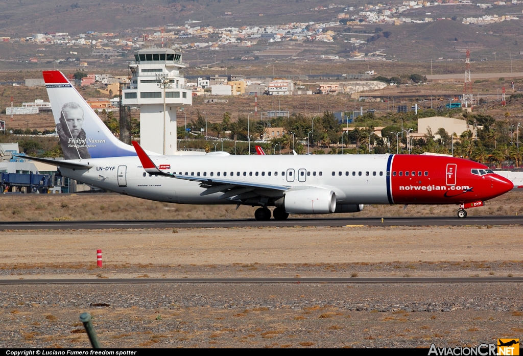 LN-DYF - Boeing 737-8JP - Norwegian Air Shuttle