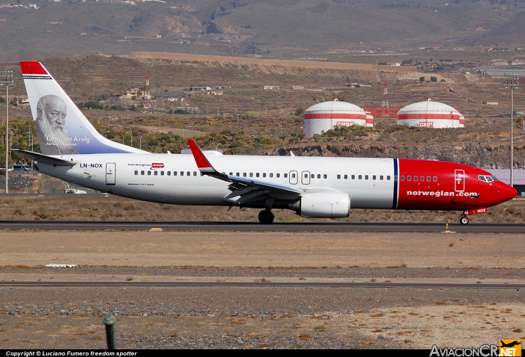 LN-NOX - Boeing 737-8JP - Norwegian Air Shuttle