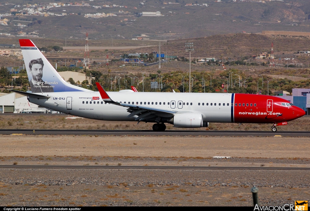 LN-DYJ - Boeing 737-8JP - Norwegian Air Shuttle