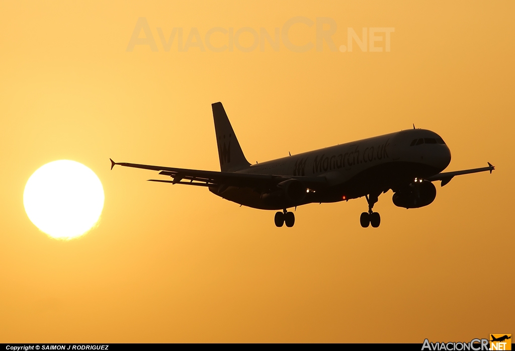 G-OZBU - Airbus A321-231 - Monarch Airlines