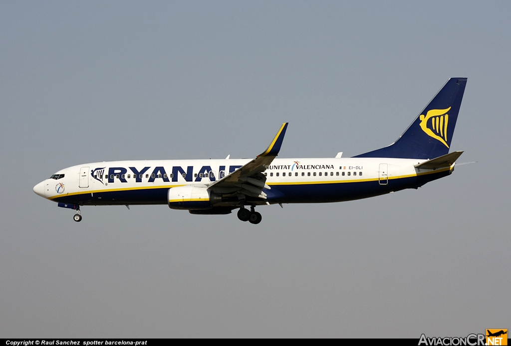 EI-DLI - Boeing 737-8AS - Ryanair