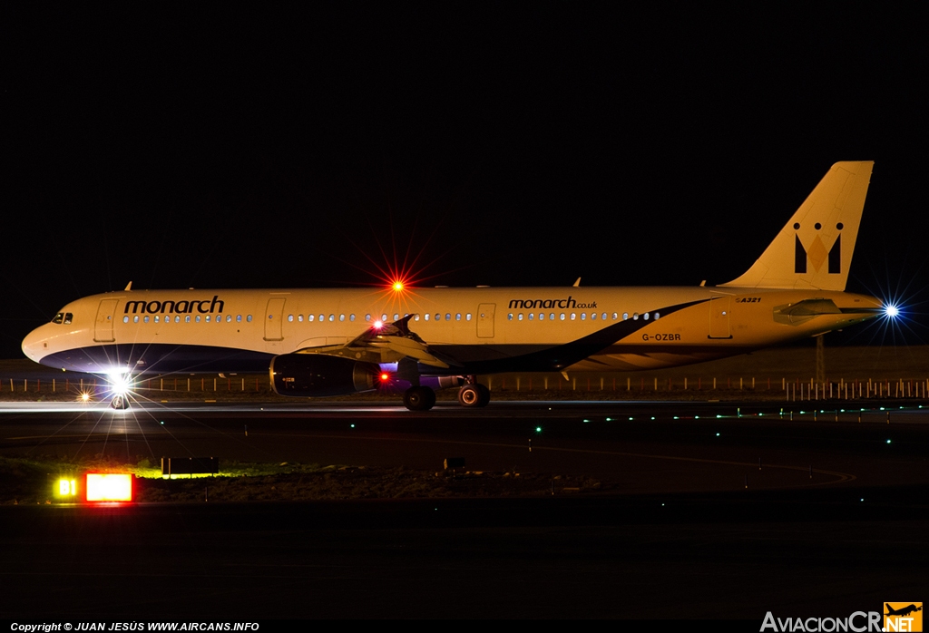 G-OZBR - Airbus A321-231 - Monarch Airlines