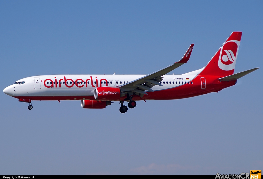 D-ABKQ - Boeing 737-8KJ - Air Berlin