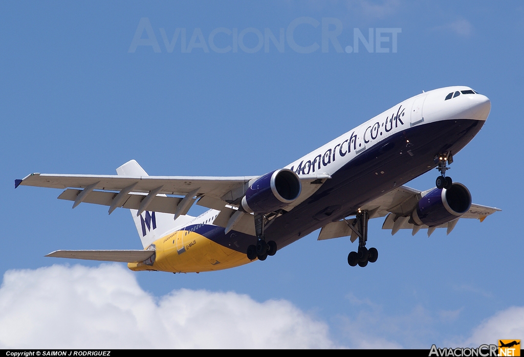 G-MAJS - Airbus A300B4-605R - Monarch Airlines