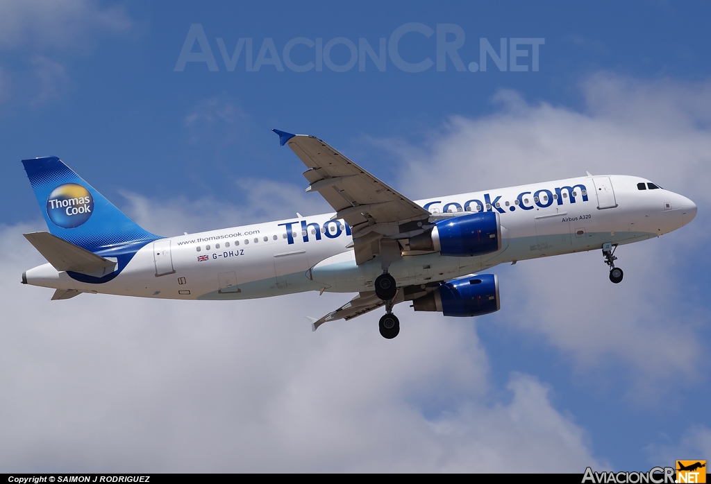 G-DHJZ - Airbus A320-214 - Thomas Cook