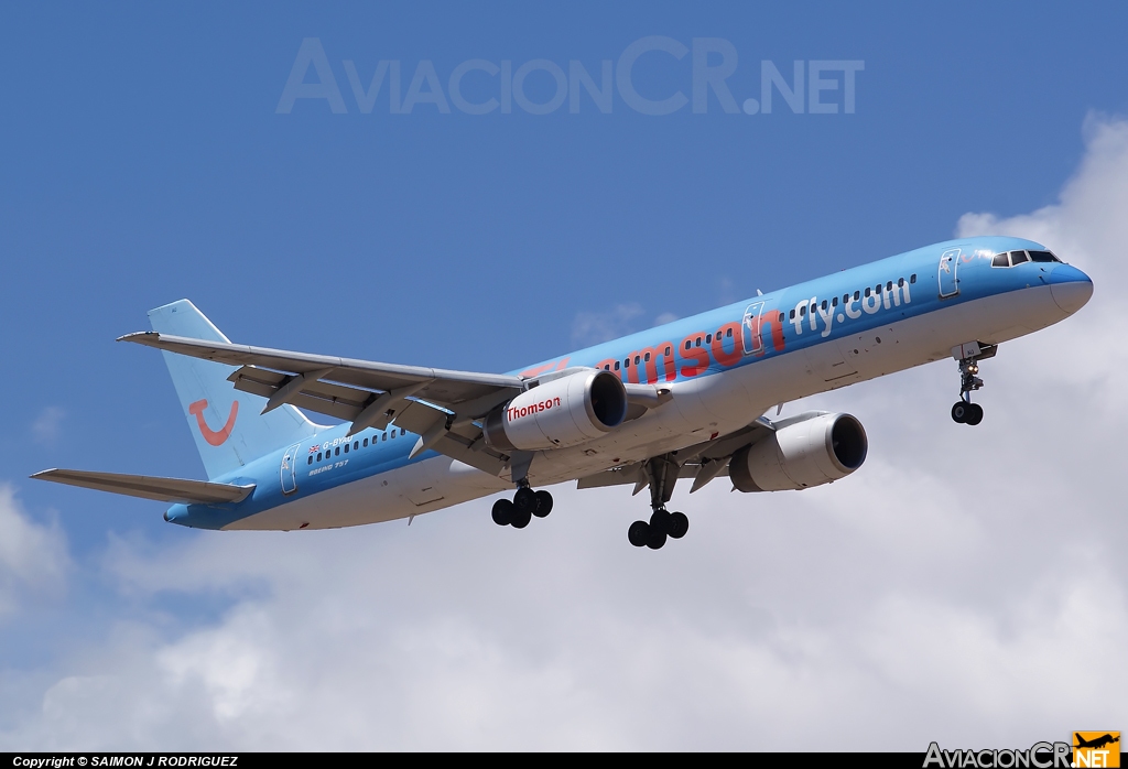 G-BYAU - Boeing 757-204 - Thomsonfly