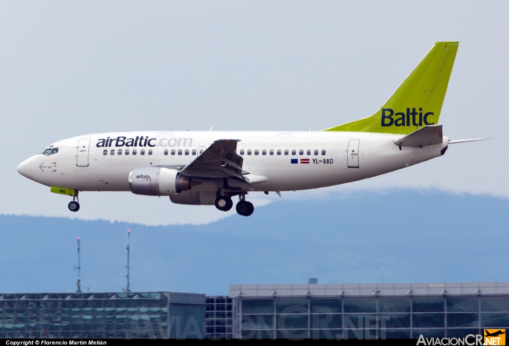 YL-BBD - Boeing 737-53S - Air Baltic