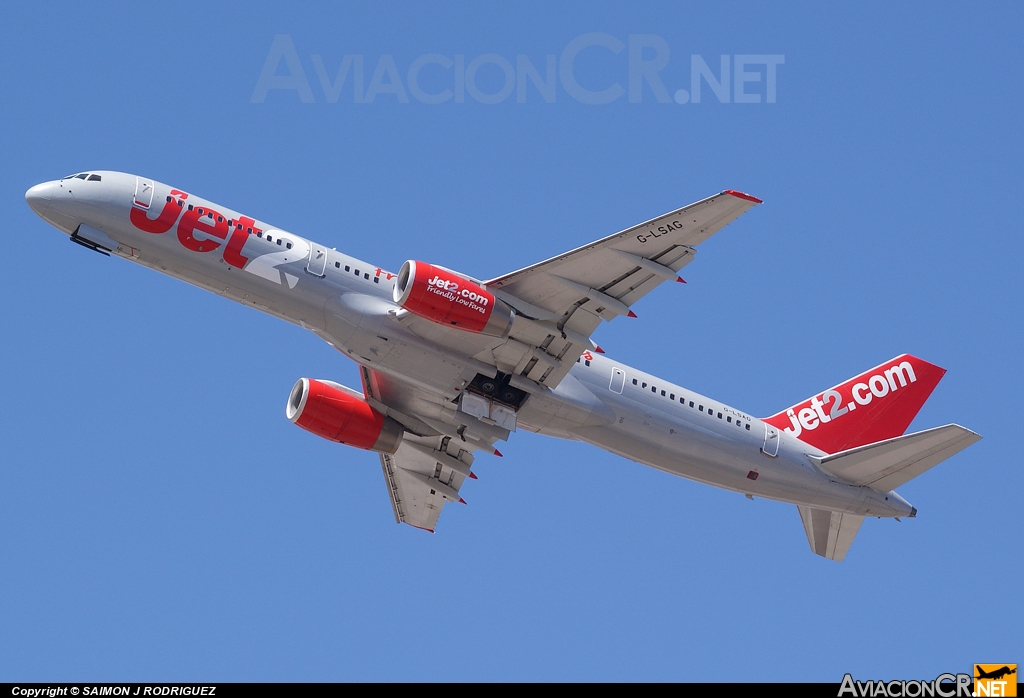 G-LSAG - Boeing 757-21B - Jet2.com