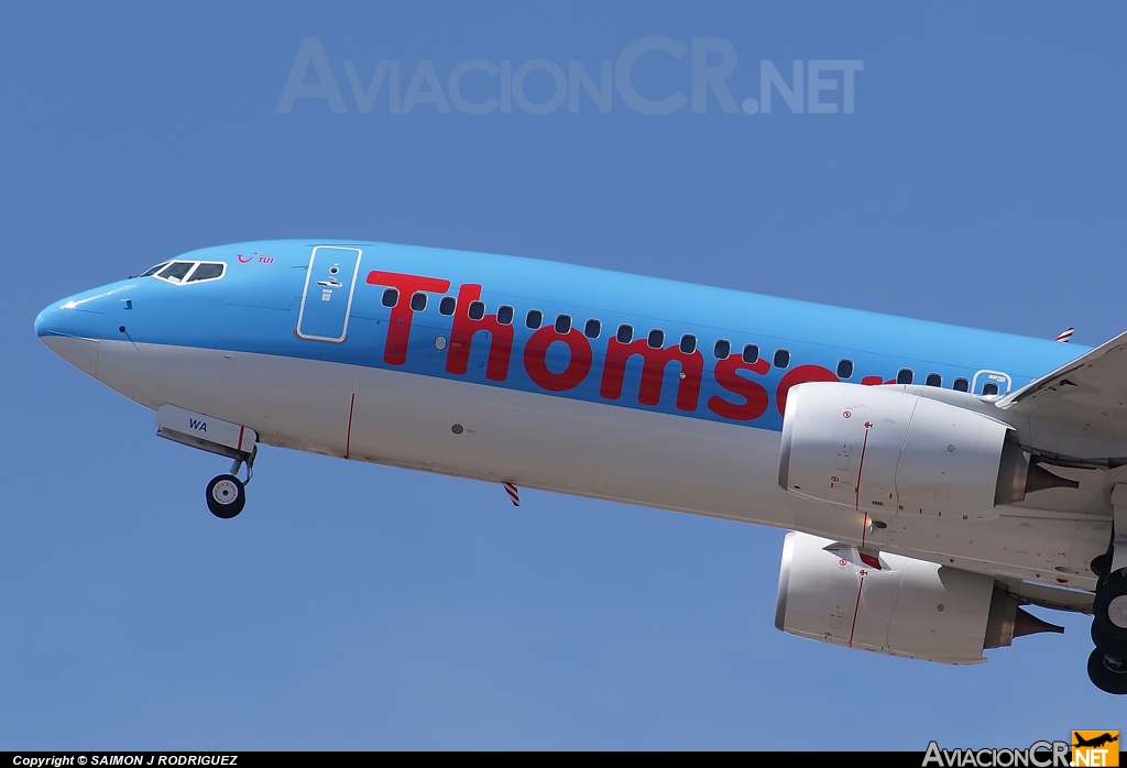 G-TAWA - Boeing 737-8K5 - Thomson Airways