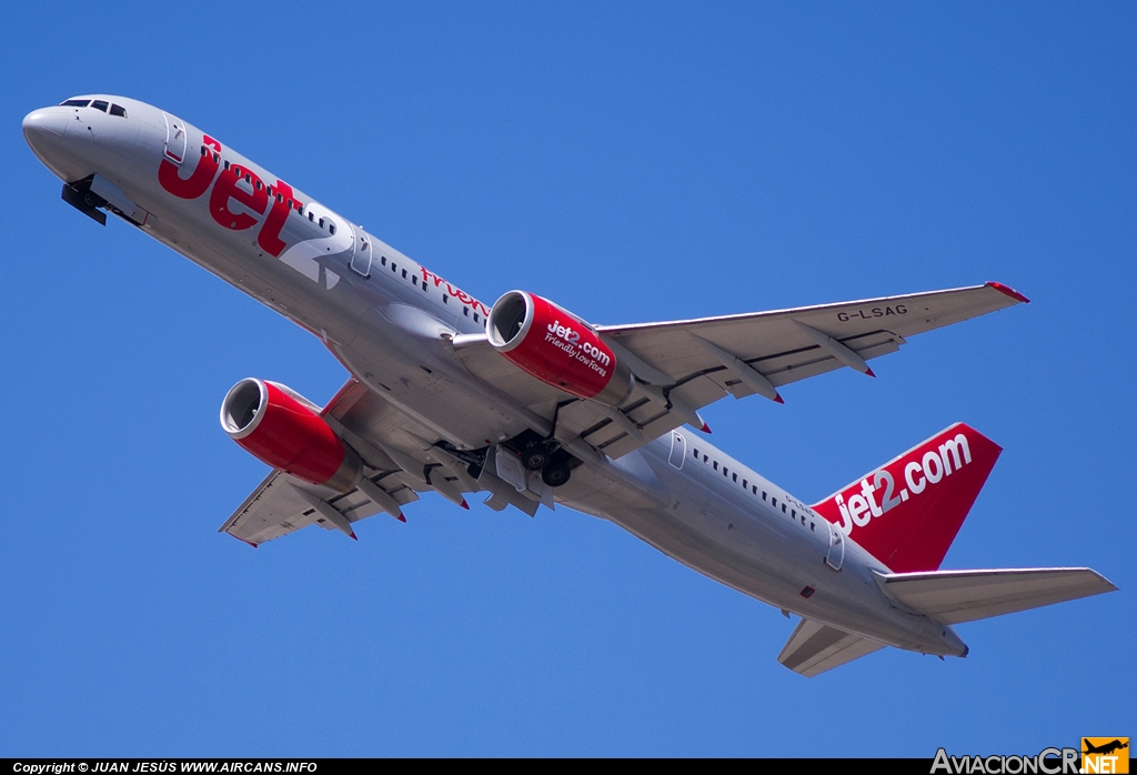 G-LSAG - Boeing 757-21B - Jet2.com